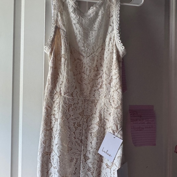 Lulus Love Everlasting White Floral Lace Mermaid Maxi Dress - Size M - Picture 9 of 9